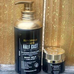 European Body Milk and Cream Set  lotion and face cream 2 in 1 set